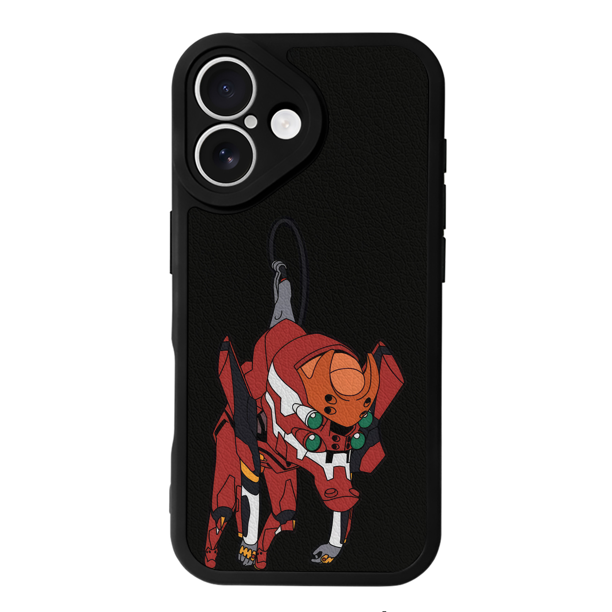 （画像用） EVA 新世紀エヴァンゲリオン 【iPhone 16シリーズ対応】シリコンスマホケース（レザー調） 材質：シリコン